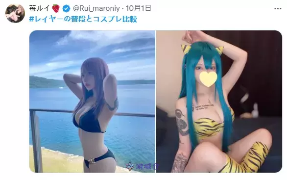 日推上近期流行的“平时和cosplay比较”