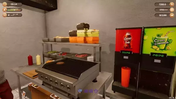 《街角厨房：快餐模拟器 Corner Kitchen Fast Food Simulator》英文版下载